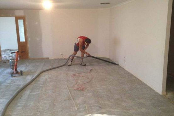 Tile Removal Worker + Flooring Removal