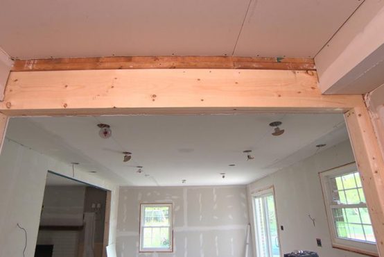 Internal load bearing wall