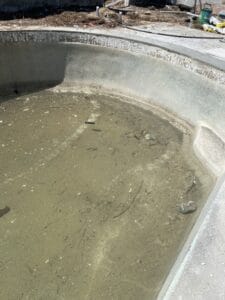 pool tile removal 1