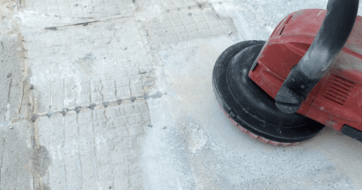 How to Remove Old Floor Tile Adhesive All Stripped