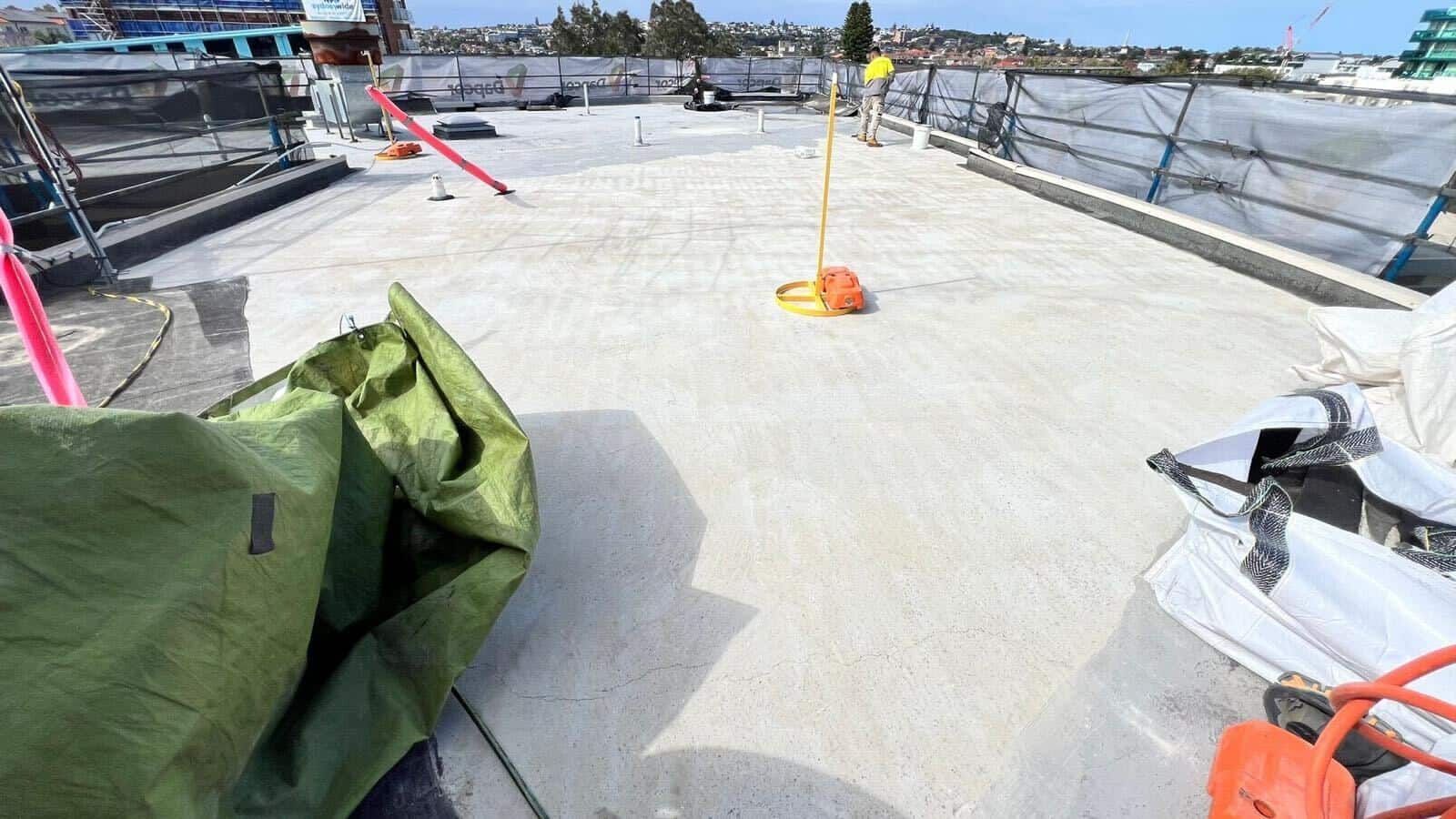 Waterproofing Membrane Removal on Roof